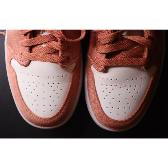 Nike Air Jordan 1 Low SE Canvas Sky J Orange FN3722-801 Womens New - Picture 8 of 11